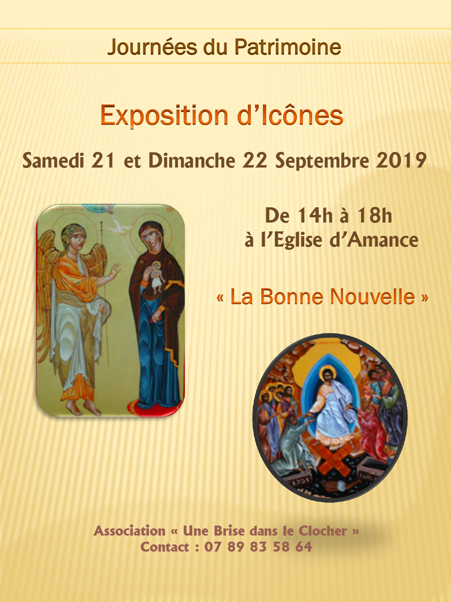 Affiche - Exposition d'icônes