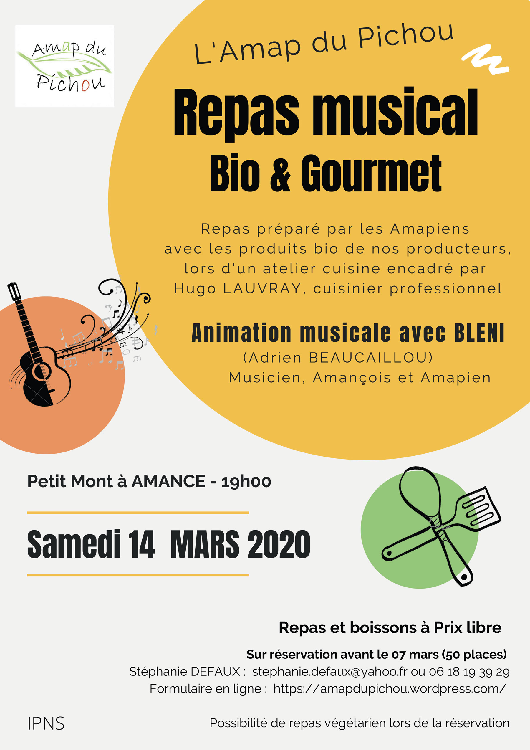 Repas musical à Amance