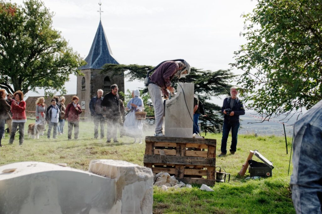 Festival de sculpture sur pierre - Vue d'ensemble